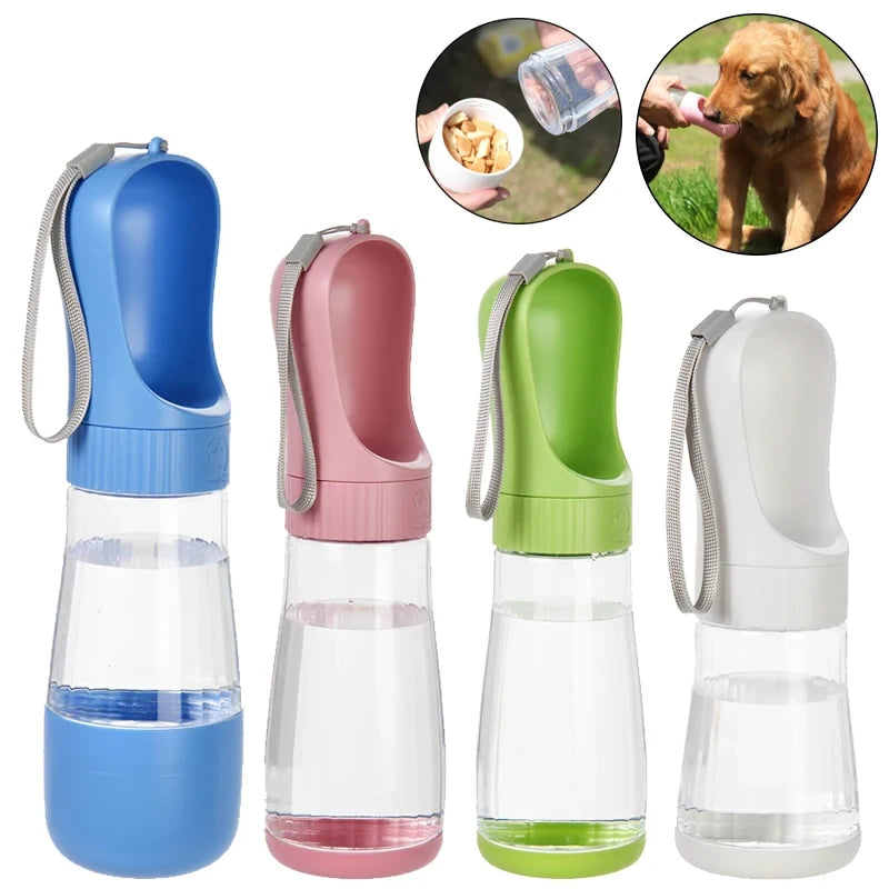 2-in-1 Portable Pet Water and Food Bottle