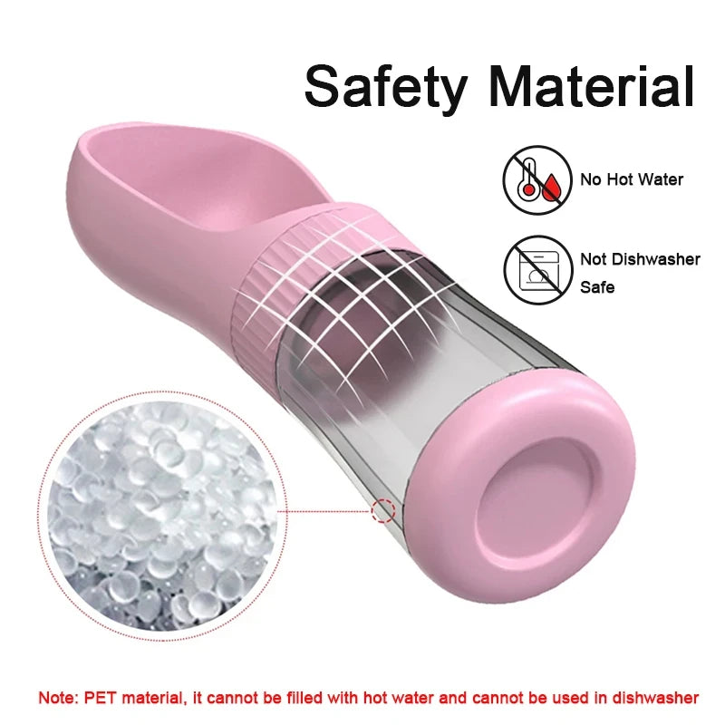 2-in-1 Portable Pet Water and Food Bottle