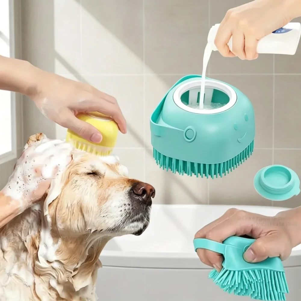 Soft Silicone Pet Bath Brush