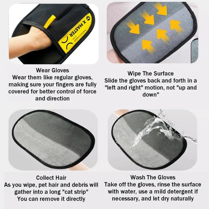 Electrostatic Pet Grooming Glove
