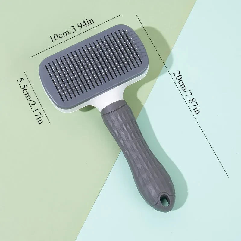 Self-Cleaning Pet Slicker Brush