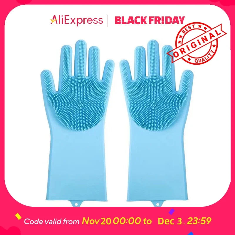 Silicone Pet Bathing Glove