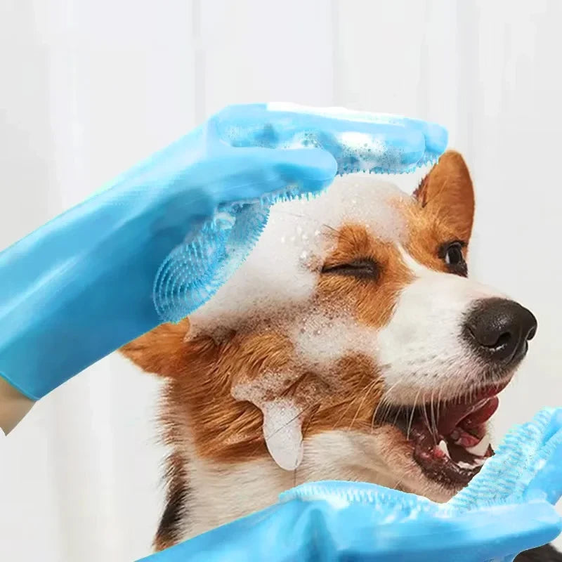Silicone Pet Bathing Glove