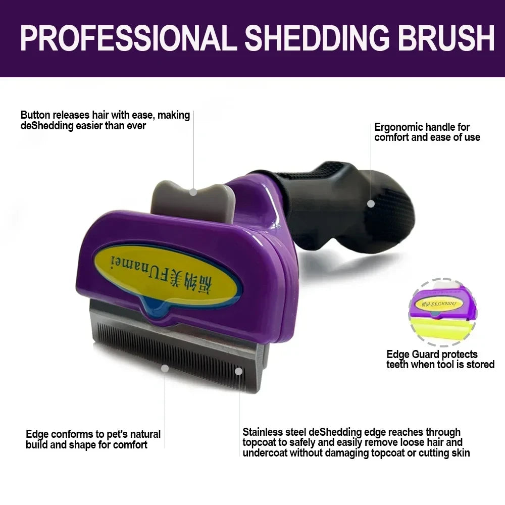 Ergonomic Pet Grooming Comb