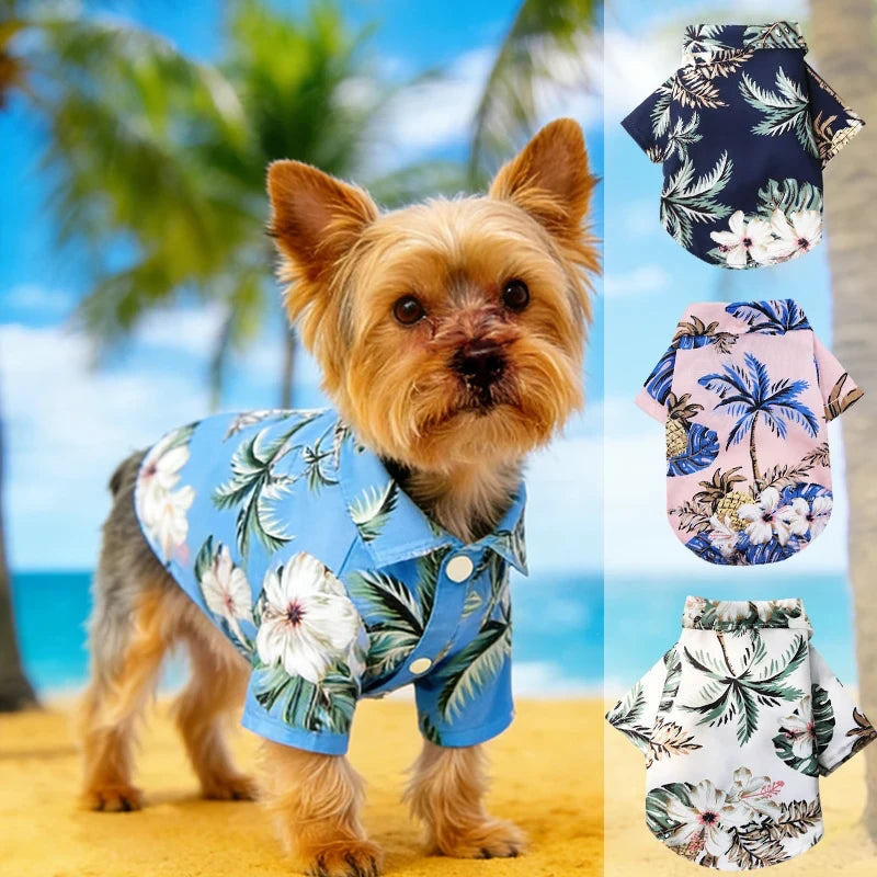 Hawaiian Tropical Pet Shirt