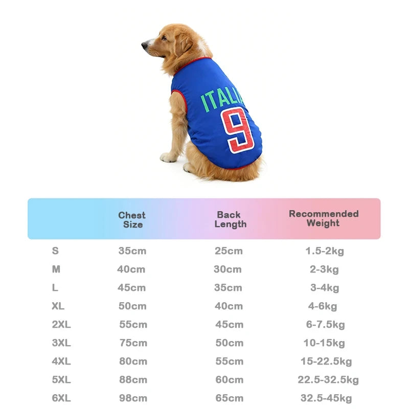 Breathable Mesh Soccer Dog Jersey