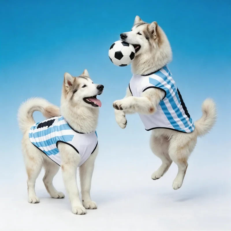 Breathable Mesh Soccer Dog Jersey