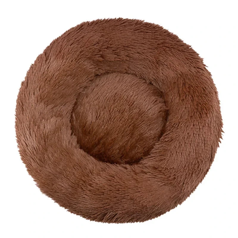 Plush Round Pet Bed