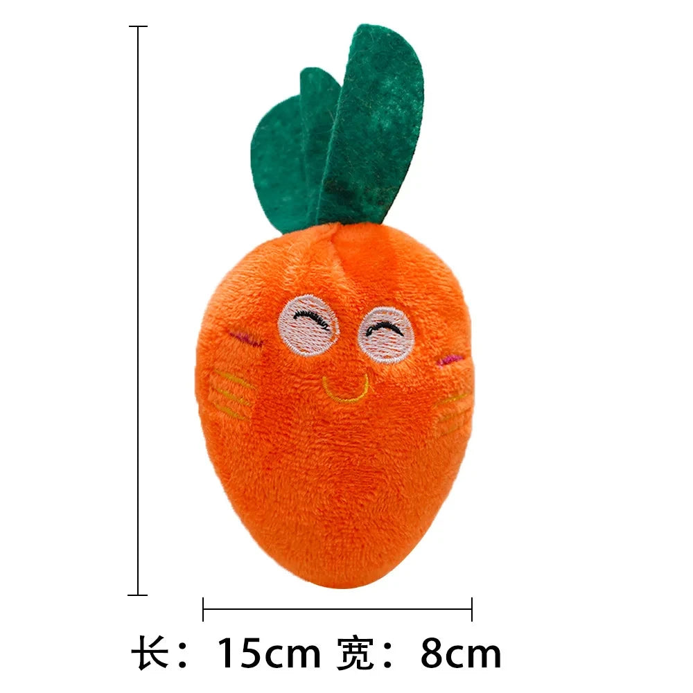 Quacking Plush Dog Toy